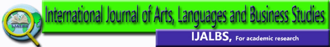 International Journal of Arts, Languages and Business Studies